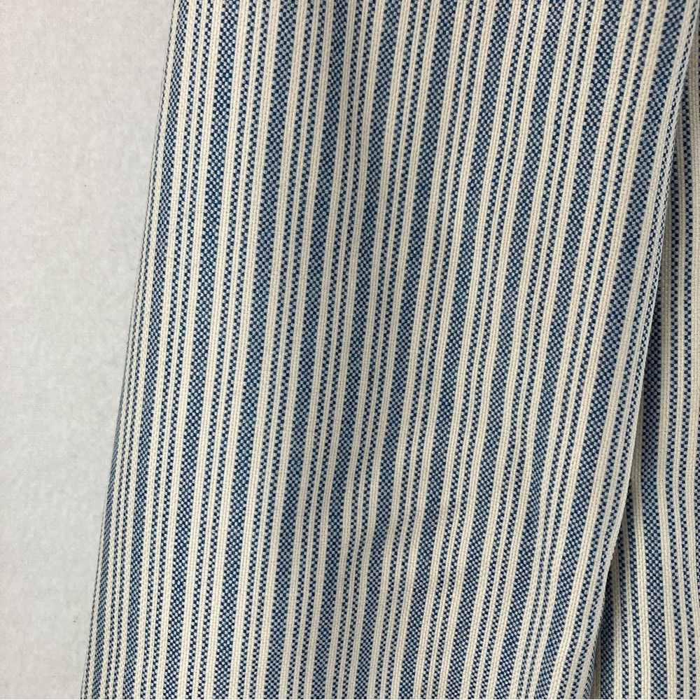Isaia Classic Seersucker Light Blue Striped Summer Blazer - Size 40R